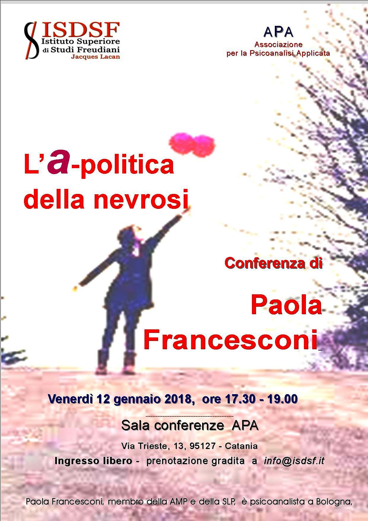 Conferenza di Paola Francesconi